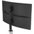ATDEC AWMS-2-BT75-G-B dual monitor mount with grommet desk fixing for ultrawide curved screens.