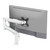 ATDEC AWMS-DW white wall mount with spring-assisted arm, discreet design, and a compact footprint.&nbsp; AWMS-DW-W