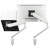 ATDEC Ora-F Duo laptop combo solution with adjustable arms, white, AW-ORA-F-DUO-AWM-N-W, ora duo setup.