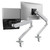 Two Ora with C-clamp and a laptop tray in silver