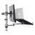 ATDEC AFS-ATC-NBC Silver desk mount combo with dual notebook and monitor adjustable arms. ATDEC AFS-ATC-NBC Silver desk mount combo with dual notebook and monitor adjustable arms.