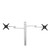 ATDEC White AFS-ATC-DC desk mount with dual monitor arms and silver polished pole. ATDEC White AFS-ATC-DC desk mount with dual monitor arms and silver polished pole.