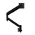 ATDEC AWMS-DW6 black monitor arm, spring-assisted for 8kg, 35" displays with adjustable tilt.