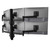 ATDEC AWMS-6-13717 Black monitor mount holds six 24" displays, adjustable for security stations
