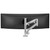 ATDEC AWMS-HX40 Silver monitor arm holding large curved screen, adjustable tilt, pan, and rotation, heavy duty. ATDEC AWMS-HX40 Silver monitor arm holding large curved screen, adjustable tilt, pan, and rotation, heavy duty.