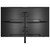 ATDEC AWSM-2-LTH75 heavy duty dual vertical monitor mount with tilt heads and adjustments in black.