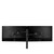 ATDEC AFS-AT-DC-B dual monitor arm desk mount with two 27" notebook arms black finish.