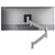 ATDEC AWSMS-HXB Silver monitor arm, heavy duty, adjustable, and sturdy, for large ultrawide screens.