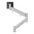 ATDEC AWMS-HXB Silver monitor arm, heavy duty, adjustable for ultrawide heavy monitors with 90-degree pan.