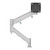 ATDEC AWMS-HXB Silver monitor arm with heavy duty features, adjustable tilt and rotation.