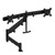 ATDEC AWMS-RHXB Black dual monitor mount with sliding heads for up to 27 monitors, 'awms-rhxb'.