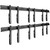 ATDEC ADWS-3x2F-320-W 3x2 video wall mount in black metal for 49-60" displays.