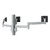 ATDEC Triple monitor mount AWMS-3-13714 Silver swing arms supports various display sizes.