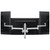 ATDEC AWMS-3-13714-S Silver triple monitor mount with swing arms supports three displays up to 26.5lb.