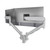ATDEC AWMS-2-D13 Silver dual monitor mount with two dynamic arms and ergonomic design for up to 27" screens.
