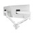 ATDEC AWMS-2-D13 white dual monitor arm for sit-stand desks, adjustable VESA mounting, white