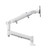 ATDEC AWMS-DB White monitor arm for 32" screens with 9kg weight capacity and ergonomic support.