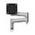 ATDEC AWM-A46HT-S swing arm monitor mount with 180° rotation and silver finish, suitable for heavy monitors.