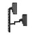 ATDEC AWMS-2-46H75 dual monitor mount with adjustable arms in black, ergonomic design, suitable large monitors.