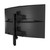 ATDEC AWMS-2-46H75 black monitor mount with dual swing arms and sleek appearance.