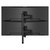 ATDEC AWMS-2-46H75 Black monitor mount with dual swing arms, adjustable VESA fitting.