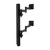 ATDEC AWMS-2-46H75 dual swing arms monitor mount with black finish and adjustable height.