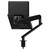 ATDEC Black Ora-F laptop mount with adjustable arm and anti-slip tray, aws-n-ora-f-b, ora.