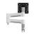 ATDEC White Atdec AWM-A46T-W medium swing arm with adjustable monitor mount mechanism in workplace.