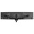ATDEC AWMS-3-137S4 black triple monitor mount, versatile and ergonomic design for 24-27" displays.