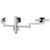 ATDEC AWMS-3-137S4 Silver triple monitor mount for 3 x 27" displays with adjustable arms.