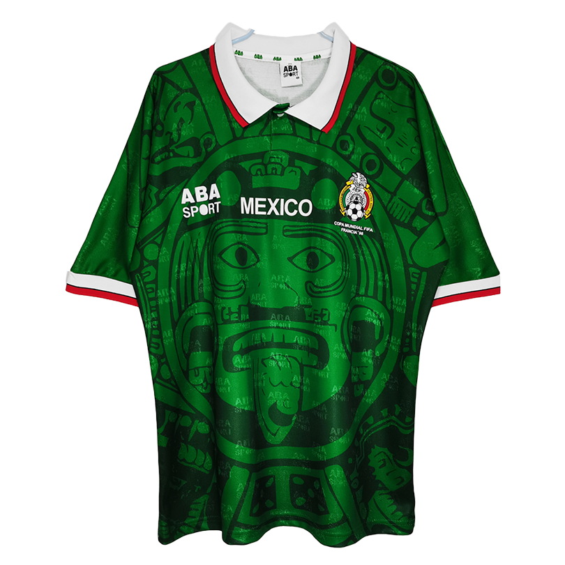 Mexico 1998 Men's Home Retro Shirt