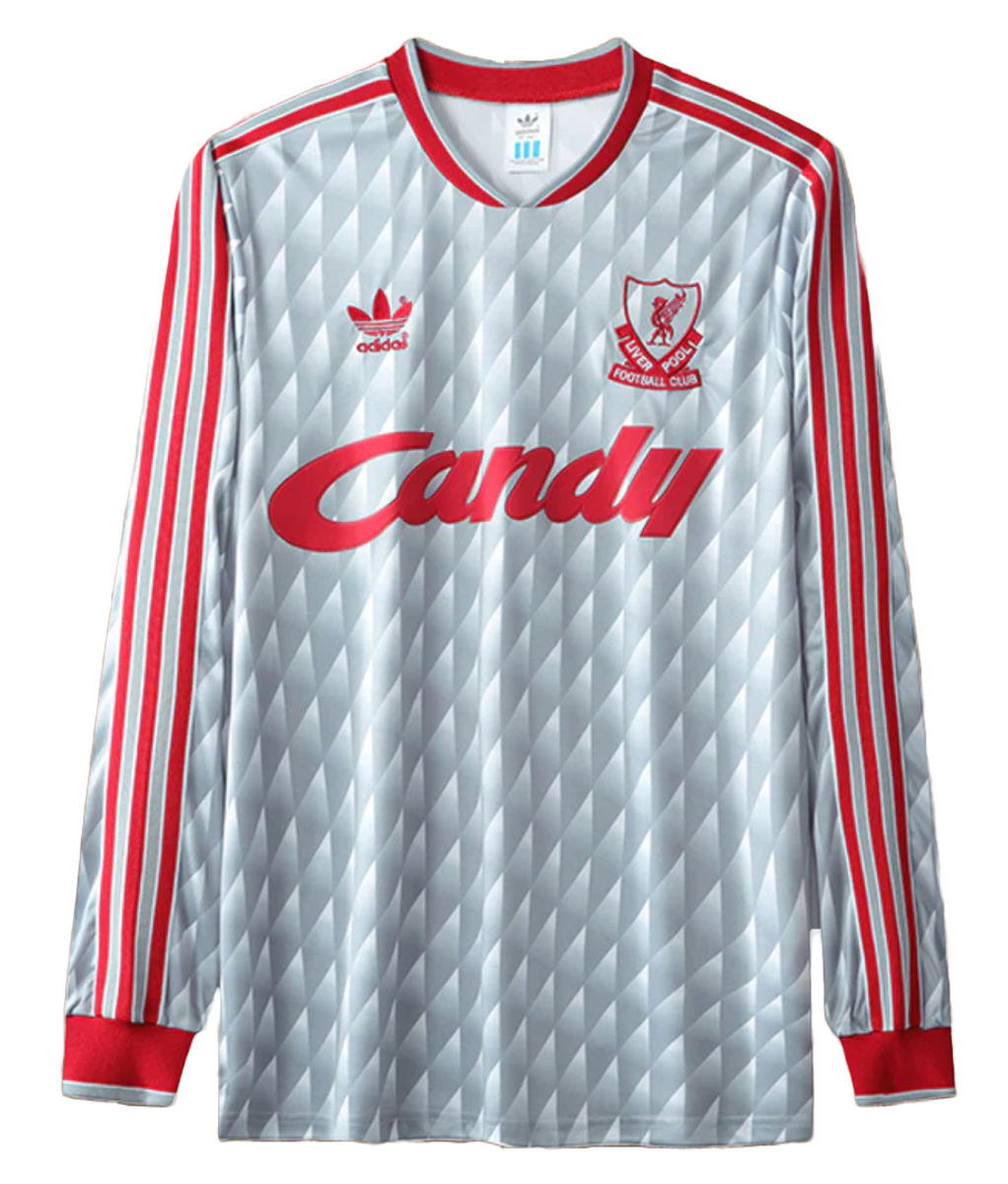 Liverpool 89/91 Men's Away Retro Long Sleeve Shirt