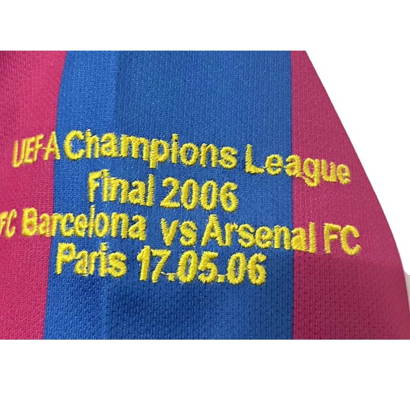 Barcelona 05/06 Men's Home Retro Long Sleeve Shirt