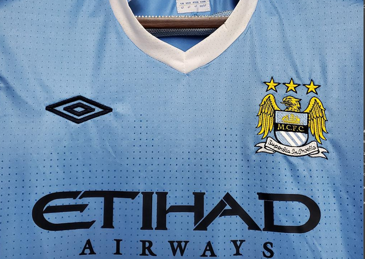 Manchester City 11/12 Men's Home Retro Shirt