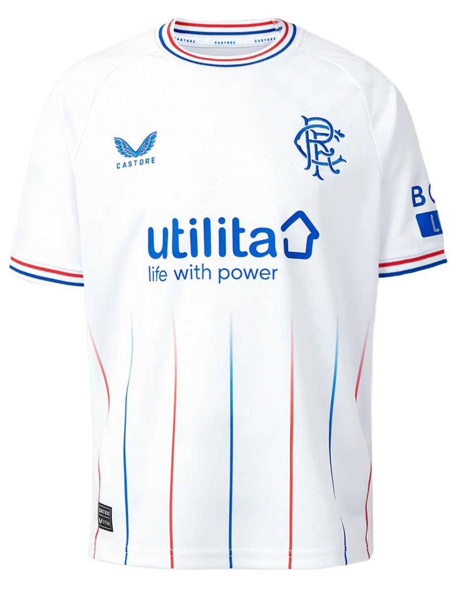 Rangers 23/24 Kid's Away Shirt and Shorts
