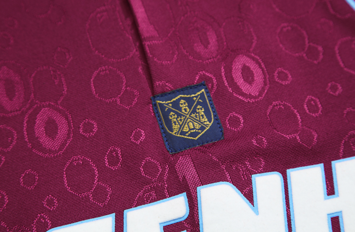 West Ham United 95/96 Men's Home Retro Long Sleeve Shirt