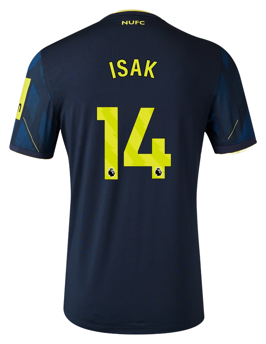 ISAK #14 Newcastle United 23/24 Authentic Men's Third Shirt - PL Font