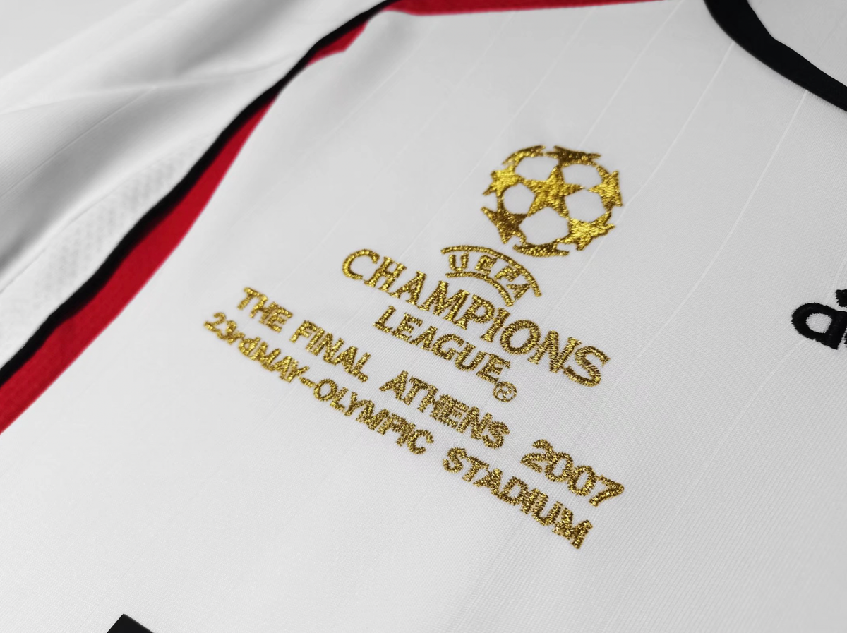 AC Milan 06/07 Men's Away Retro Long Sleeve Shirt UCL Edition