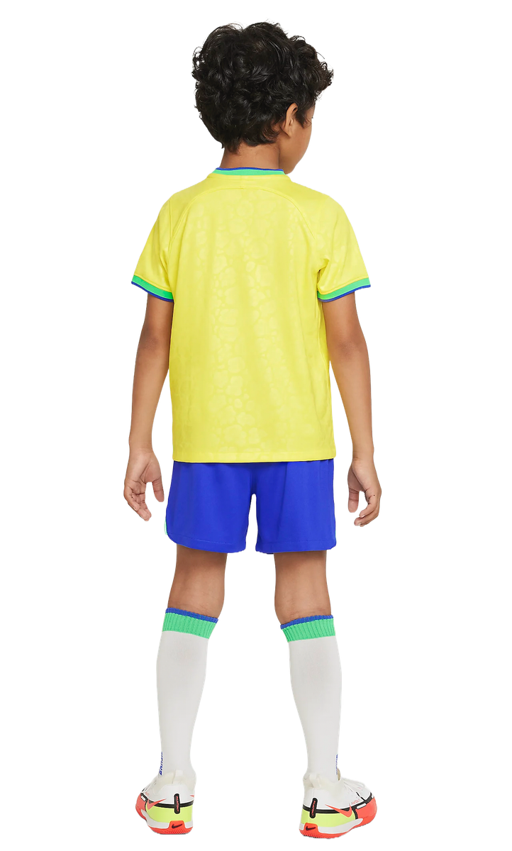 Brazil 2024 Kid's Home Shirt and Shorts