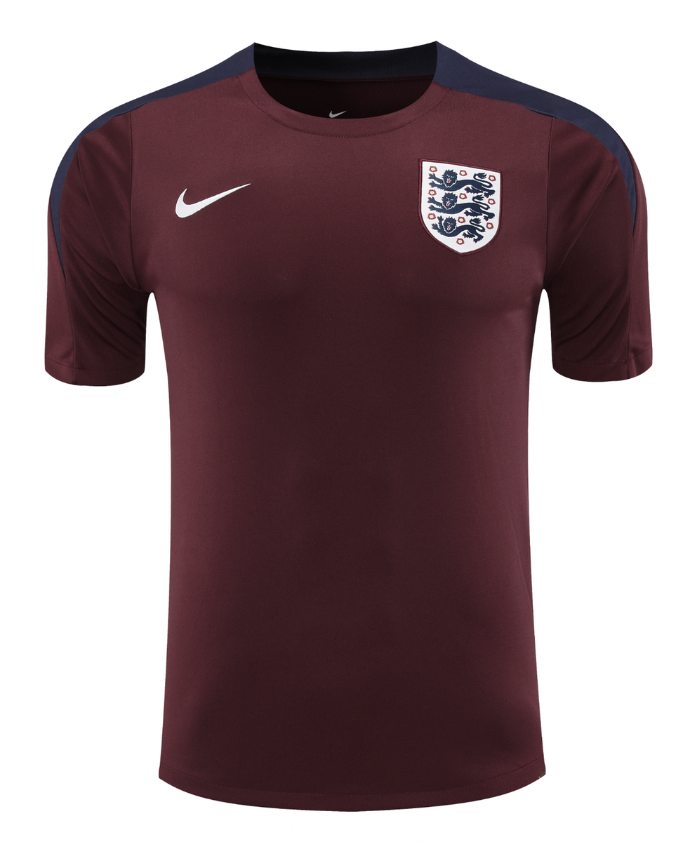 England 2024 Men's Bordeaux Training Shirt