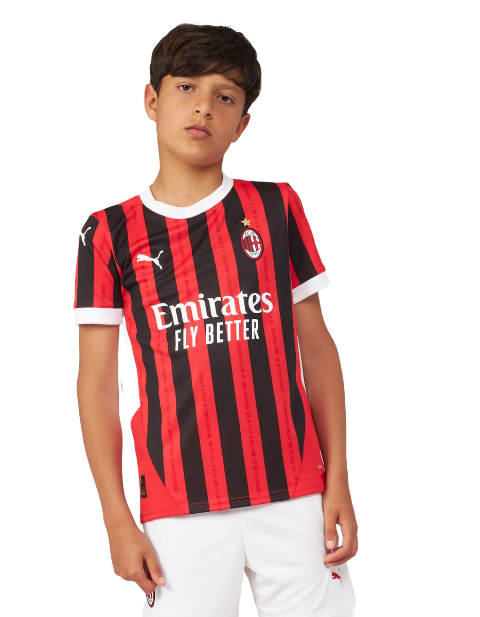 AC Milan 24/25 Kid's Home Shirt and Shorts