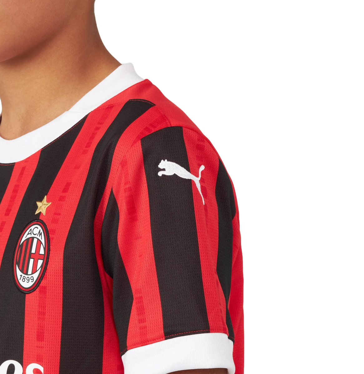 AC Milan 24/25 Kid's Home Shirt and Shorts
