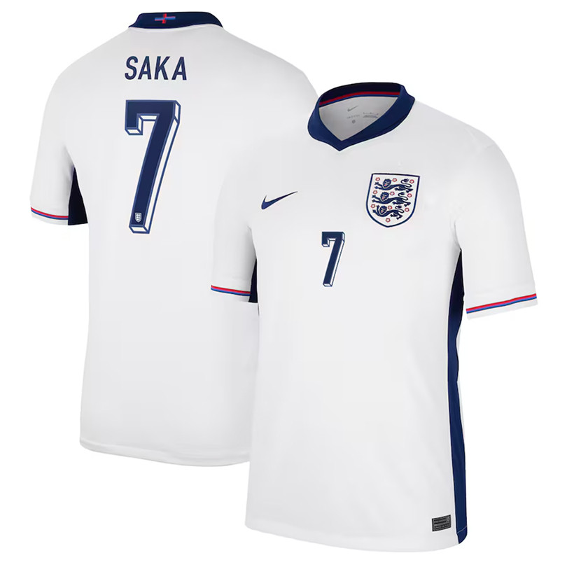 SAKA #7 England 2024 Stadium Men's Home Shirt