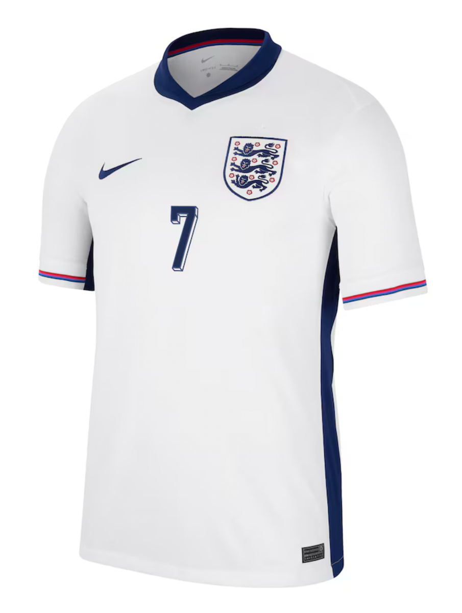 SAKA #7 England 2024 Stadium Men's Home Shirt