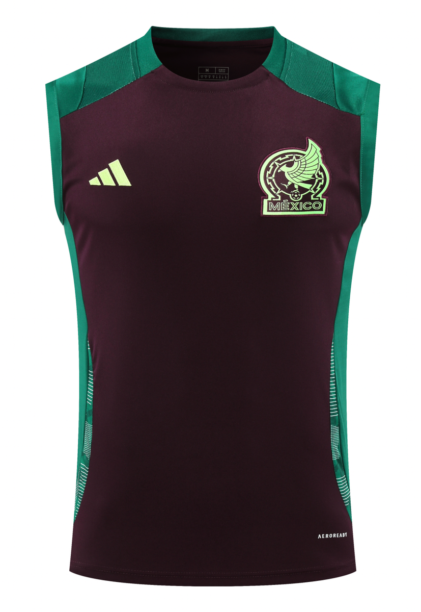 Mexico 2024 Men's Bordeaux Training Tank Top