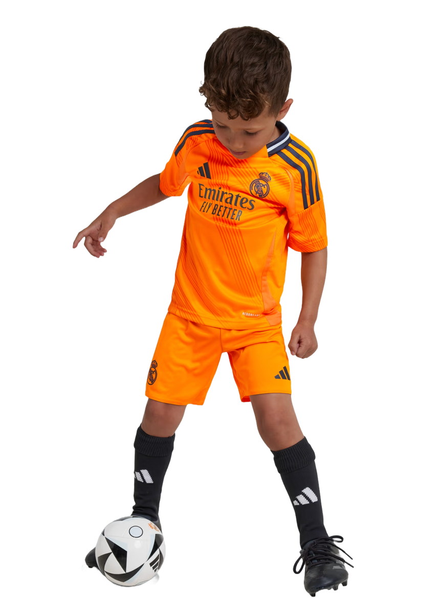 Real Madrid 24/25 Kid's Away Shirt and Shorts