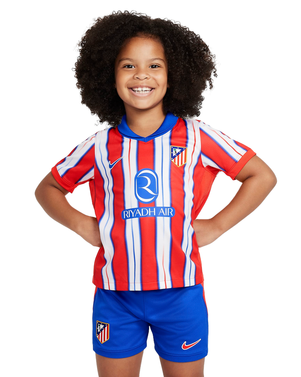 Atletico Madrid 24/25 Kid's Home Shirt and Shorts