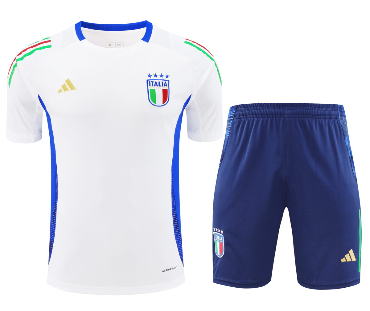 Italy 2024 Men's White Training Shirt