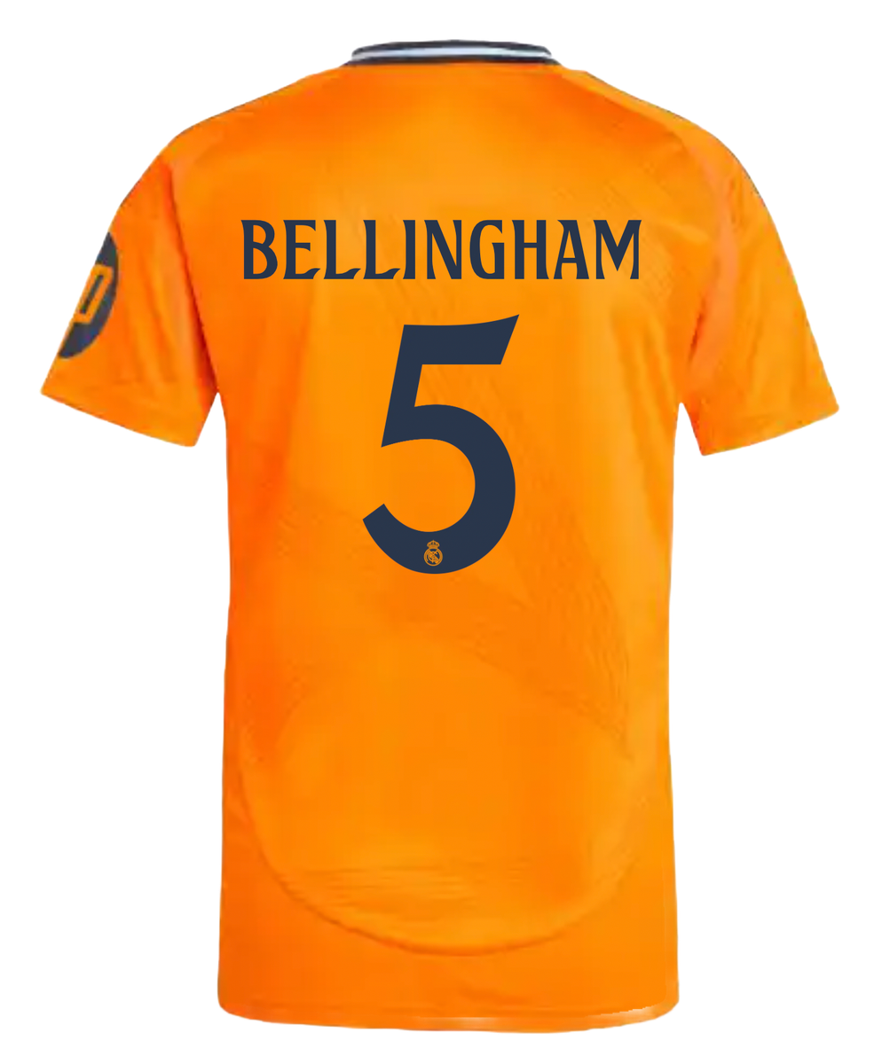 BELLINGHAM #5 Real Madrid 24/25 Stadium Men's Away Shirt