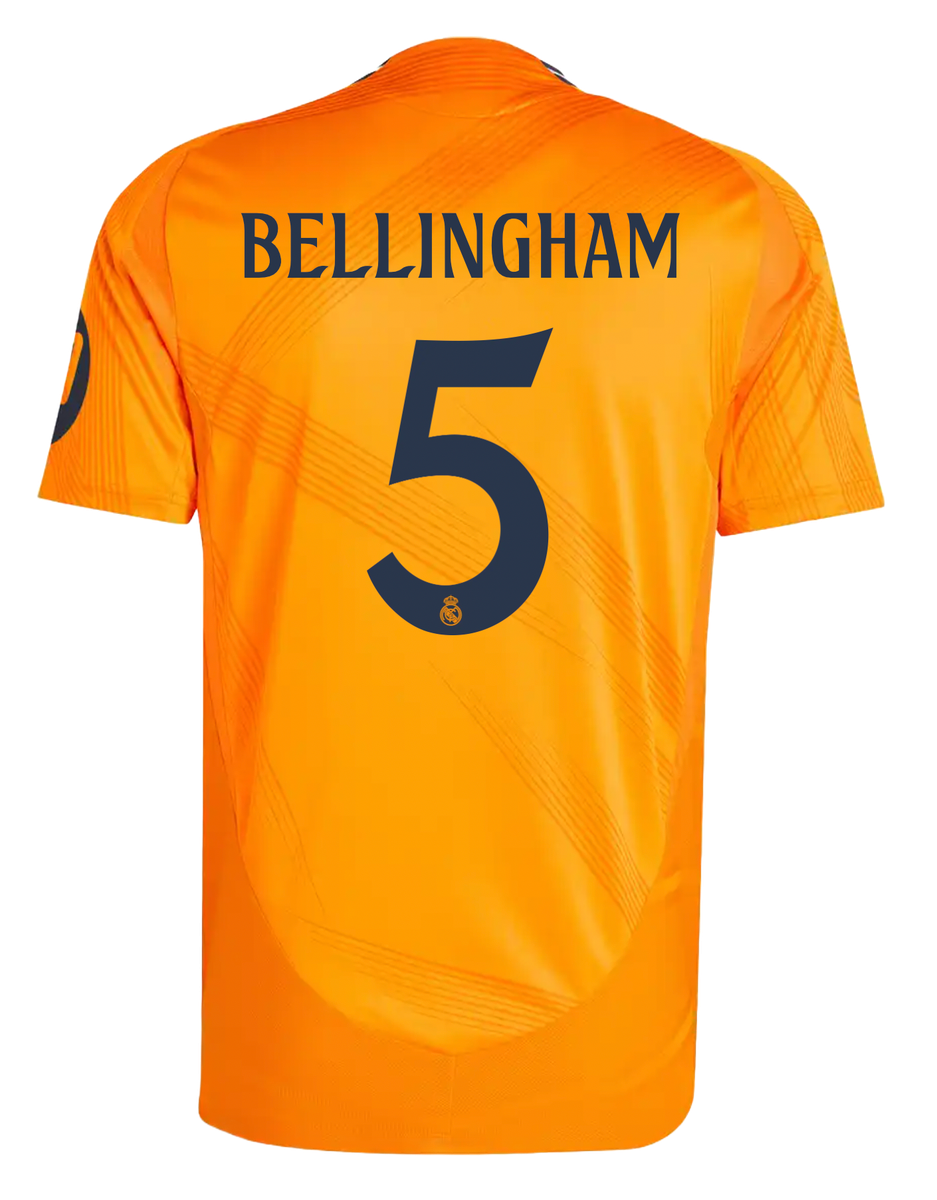 BELLINGHAM #5 Real Madrid 24/25 Authentic Men's Away Shirt
